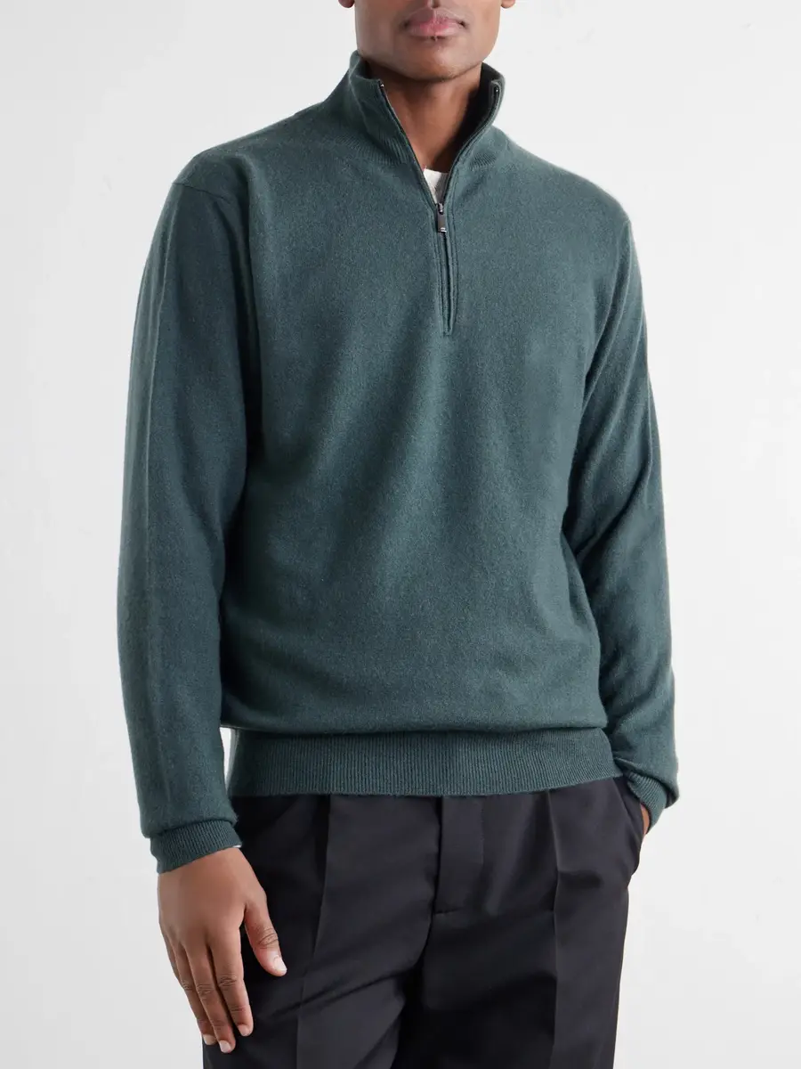 Massimo Alba Liam Cashmere Half-Zip Sweater - Men | Thumbnail 3 Massimo Alba Liam Cashmere Half-Zip Sweater - Men | Thumbnail 3