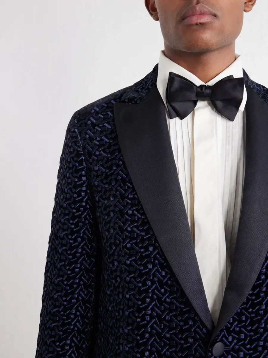 Favourbrook Nene Grosgrain-Trimmed Embroidered Velvet Tuxedo Jacket - Men | Thumbnail 5 Favourbrook Nene Grosgrain-Trimmed Embroidered Velvet Tuxedo Jacket - Men | Thumbnail 5