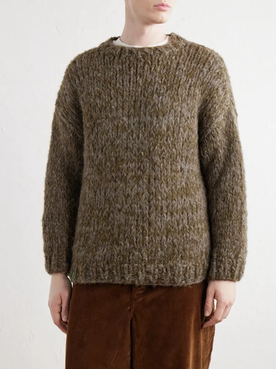 Casey Casey Wei Brushed Alpaca-Blend Sweater - Men | Thumbnail 3 Casey Casey Wei Brushed Alpaca-Blend Sweater - Men | Thumbnail 3