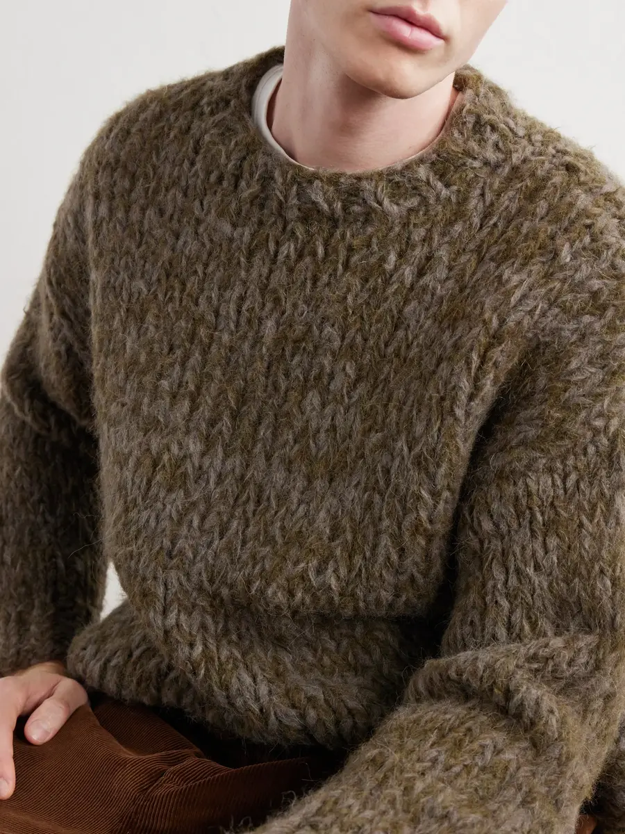 Casey Casey Wei Brushed Alpaca-Blend Sweater - Men | Thumbnail 5 Casey Casey Wei Brushed Alpaca-Blend Sweater - Men | Thumbnail 5