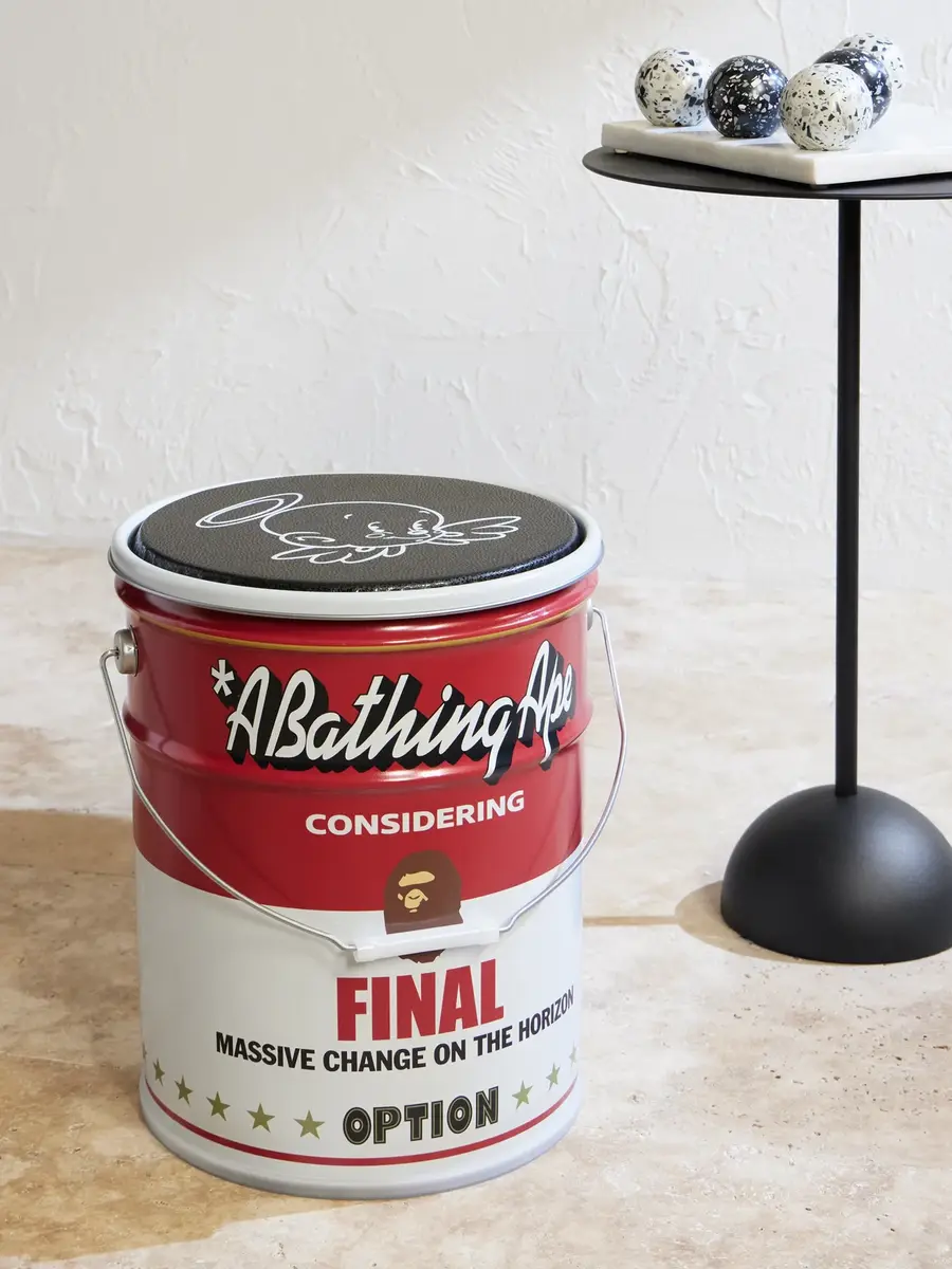 SAINT Mxxxxxx A BATHING APE® Printed Metal Stool - Men | Thumbnail 2 SAINT Mxxxxxx A BATHING APE® Printed Metal Stool - Men | Thumbnail 2