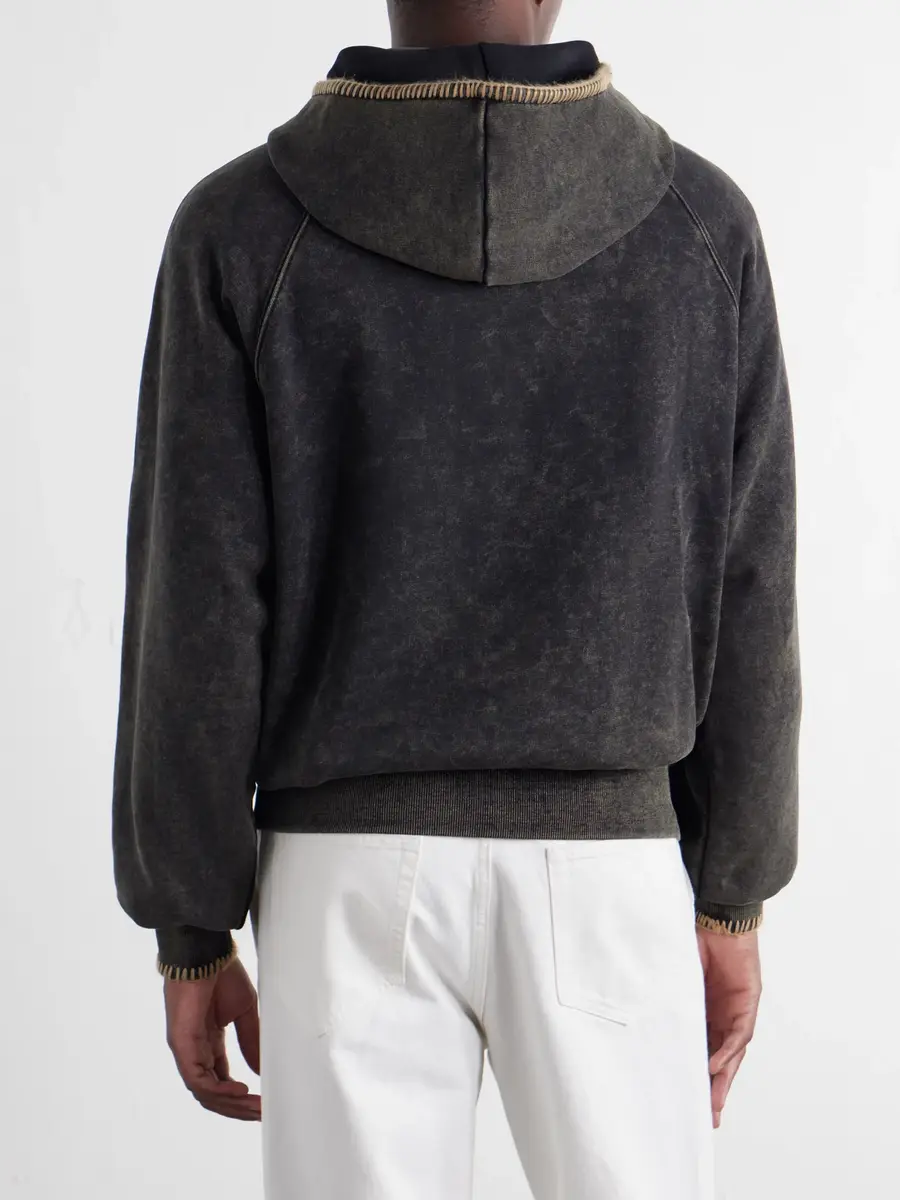 FrizmWORKS Cotton-Blend Jersey Hoodie - Men | Thumbnail 4 FrizmWORKS Cotton-Blend Jersey Hoodie - Men | Thumbnail 4