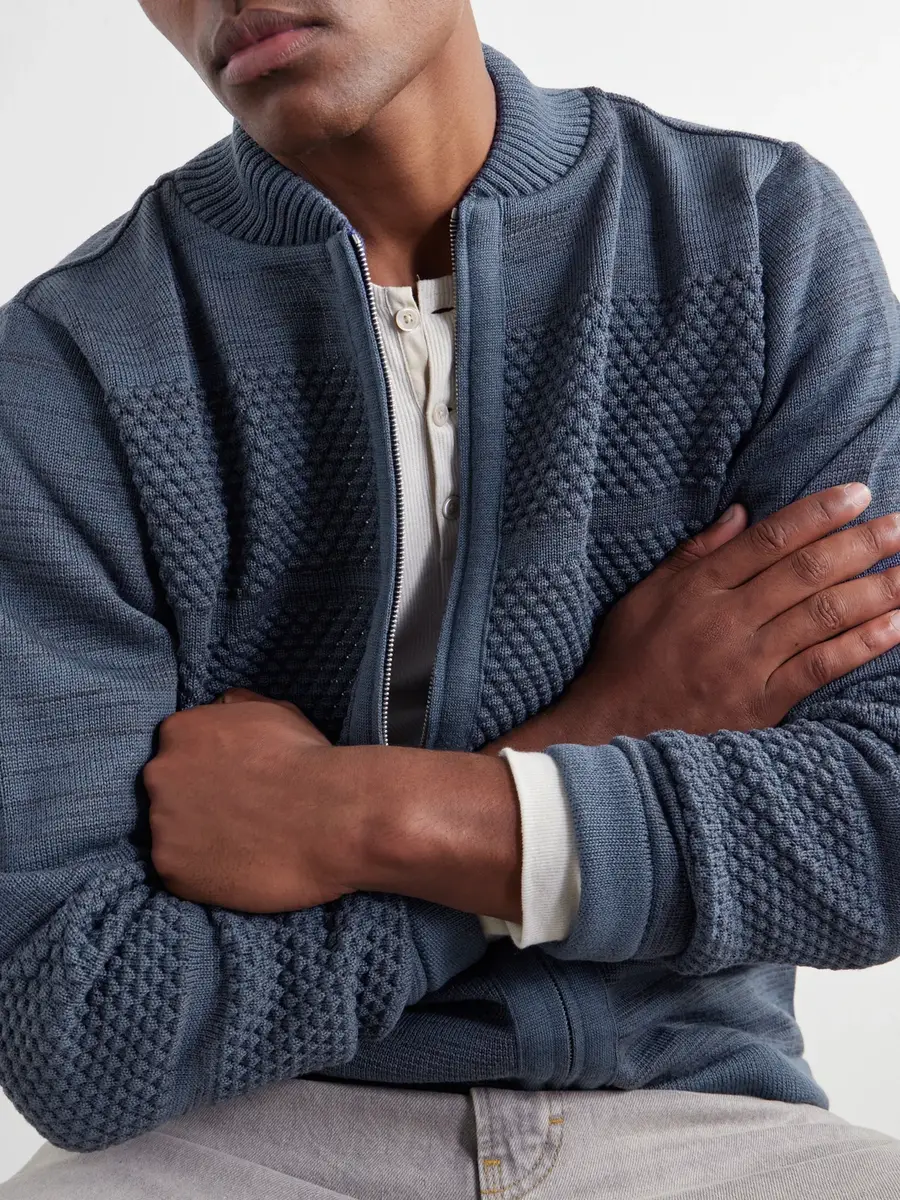 S.N.S. Herning Fisherman Wool Zip-Up Sweater - Men | Thumbnail 5 S.N.S. Herning Fisherman Wool Zip-Up Sweater - Men | Thumbnail 5