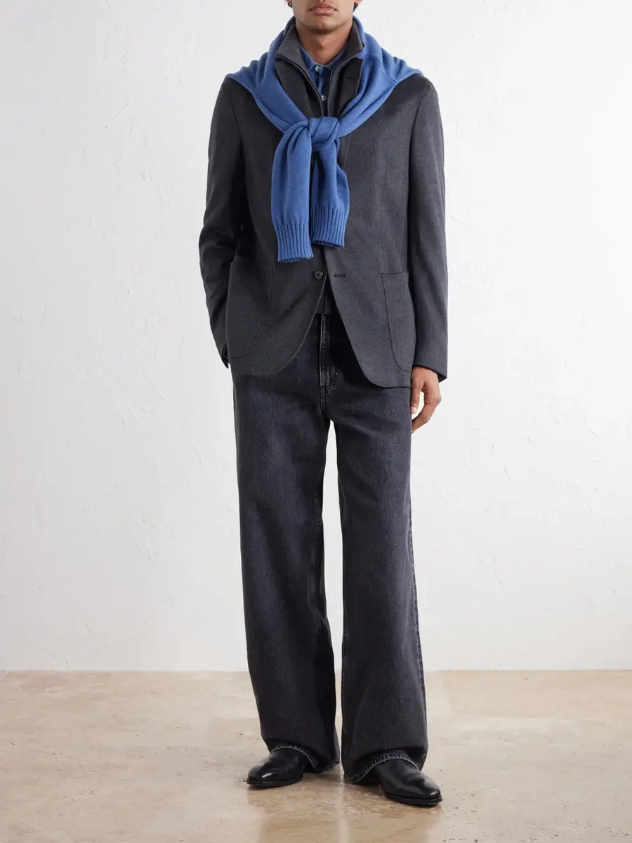 Zegna Oasi Cashmere Zip-Up Blazer - Men | Thumbnail 2 Zegna Oasi Cashmere Zip-Up Blazer - Men | Thumbnail 2