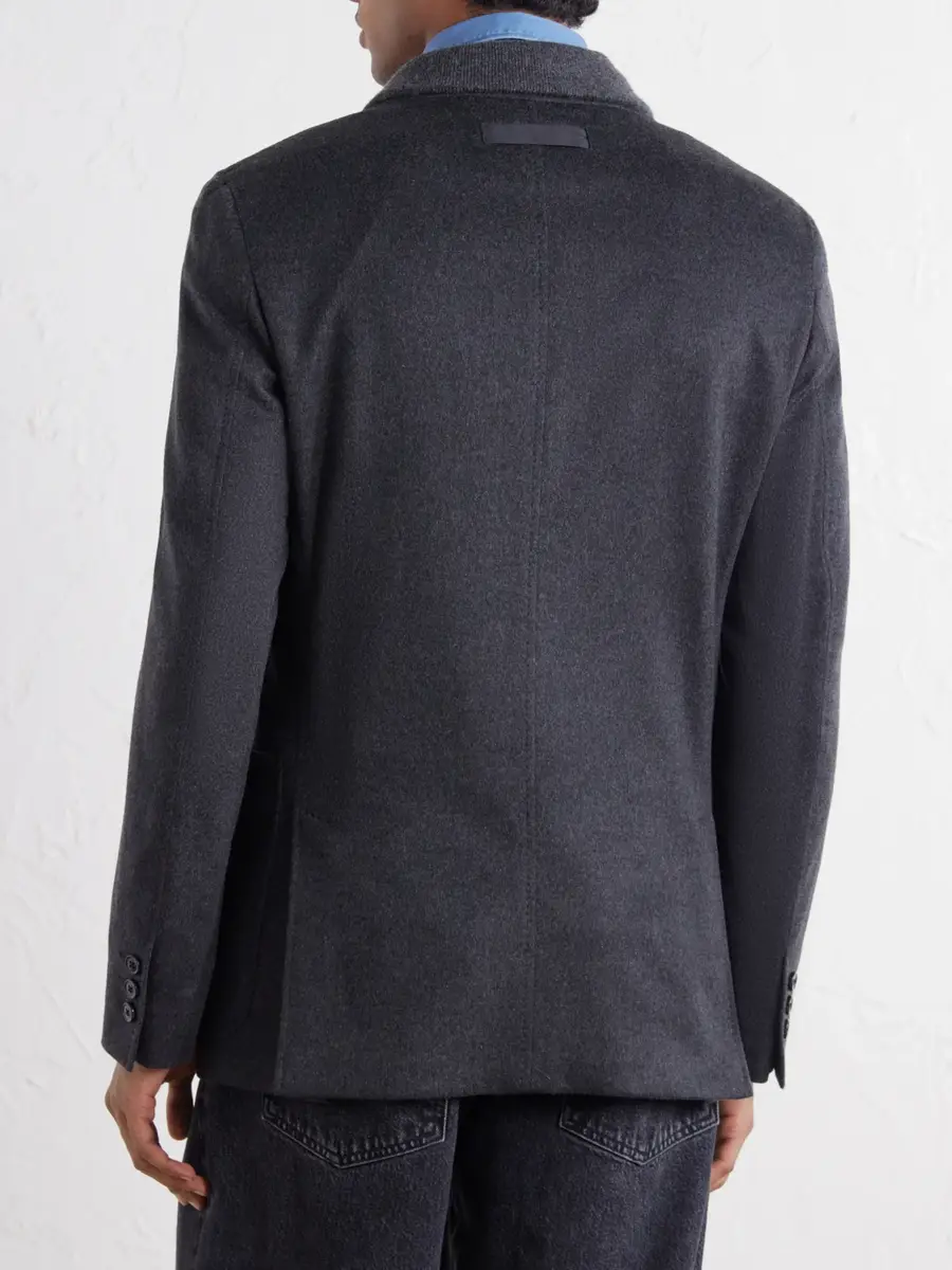Zegna Oasi Cashmere Zip-Up Blazer - Men | Thumbnail 4 Zegna Oasi Cashmere Zip-Up Blazer - Men | Thumbnail 4