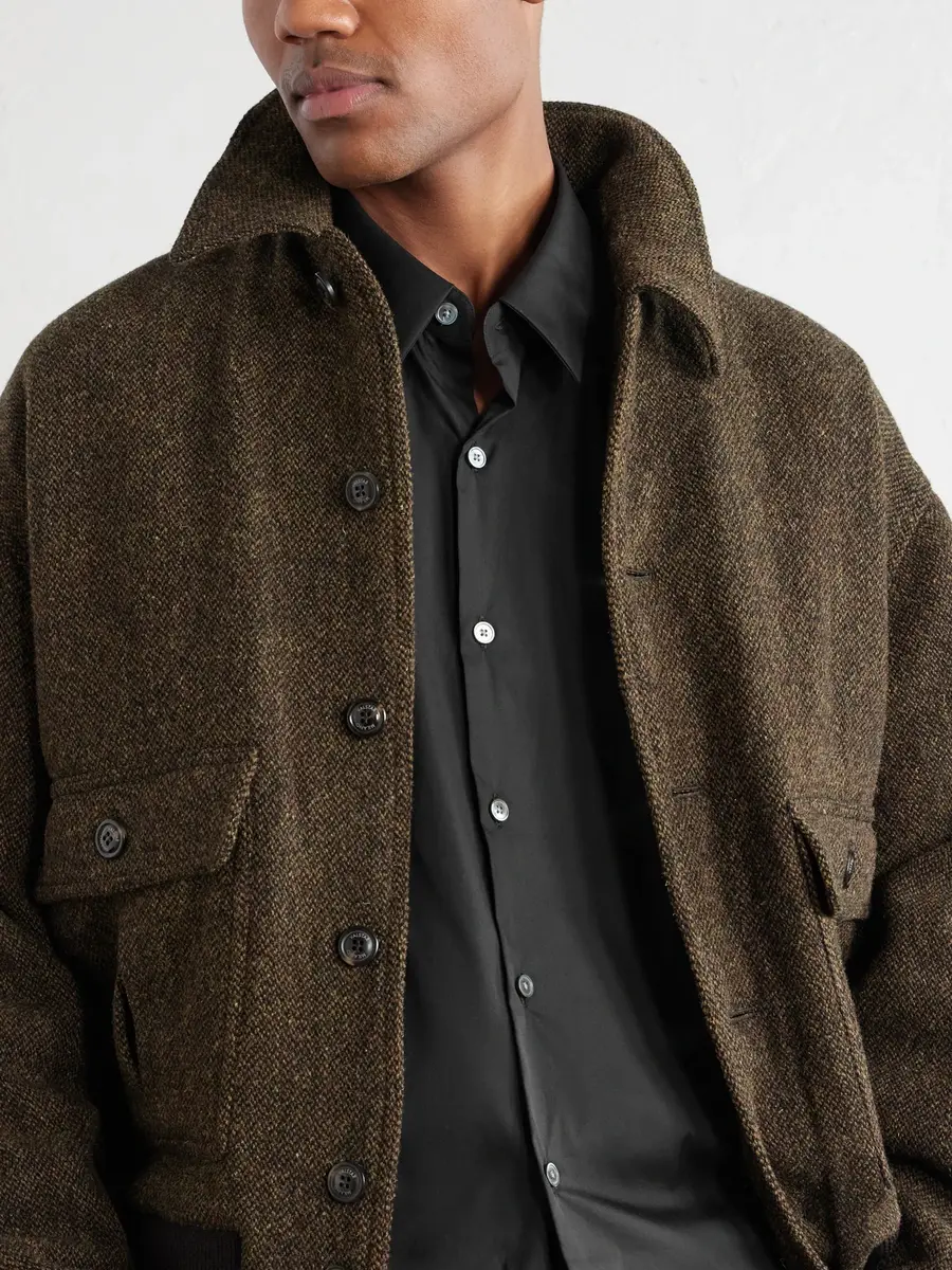 James Perse Stretch Cotton-Blend Poplin Shirt - Men | Thumbnail 5 James Perse Stretch Cotton-Blend Poplin Shirt - Men | Thumbnail 5