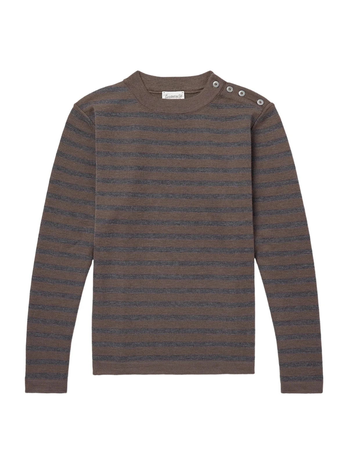 S.N.S. Herning Naval Striped Virgin Wool Sweater - Men
