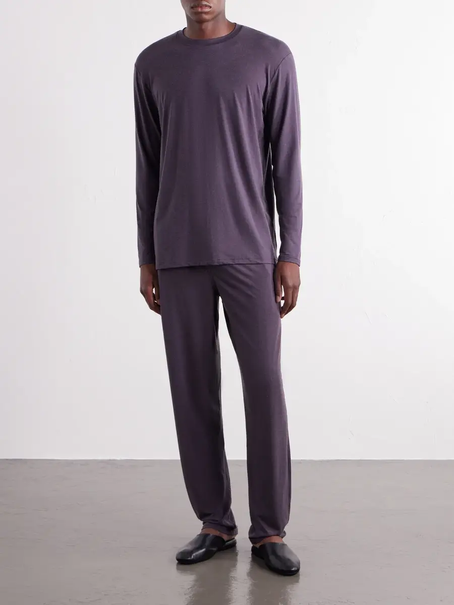Zimmerli Mélange Modal-Blend Jersey Pyjama Set - Men | Thumbnail 2 Zimmerli Mélange Modal-Blend Jersey Pyjama Set - Men | Thumbnail 2