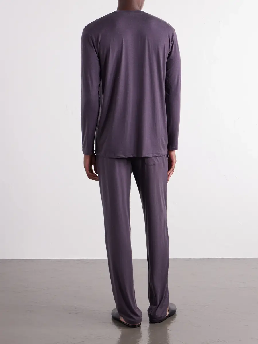Zimmerli Mélange Modal-Blend Jersey Pyjama Set - Men | Thumbnail 4 Zimmerli Mélange Modal-Blend Jersey Pyjama Set - Men | Thumbnail 4