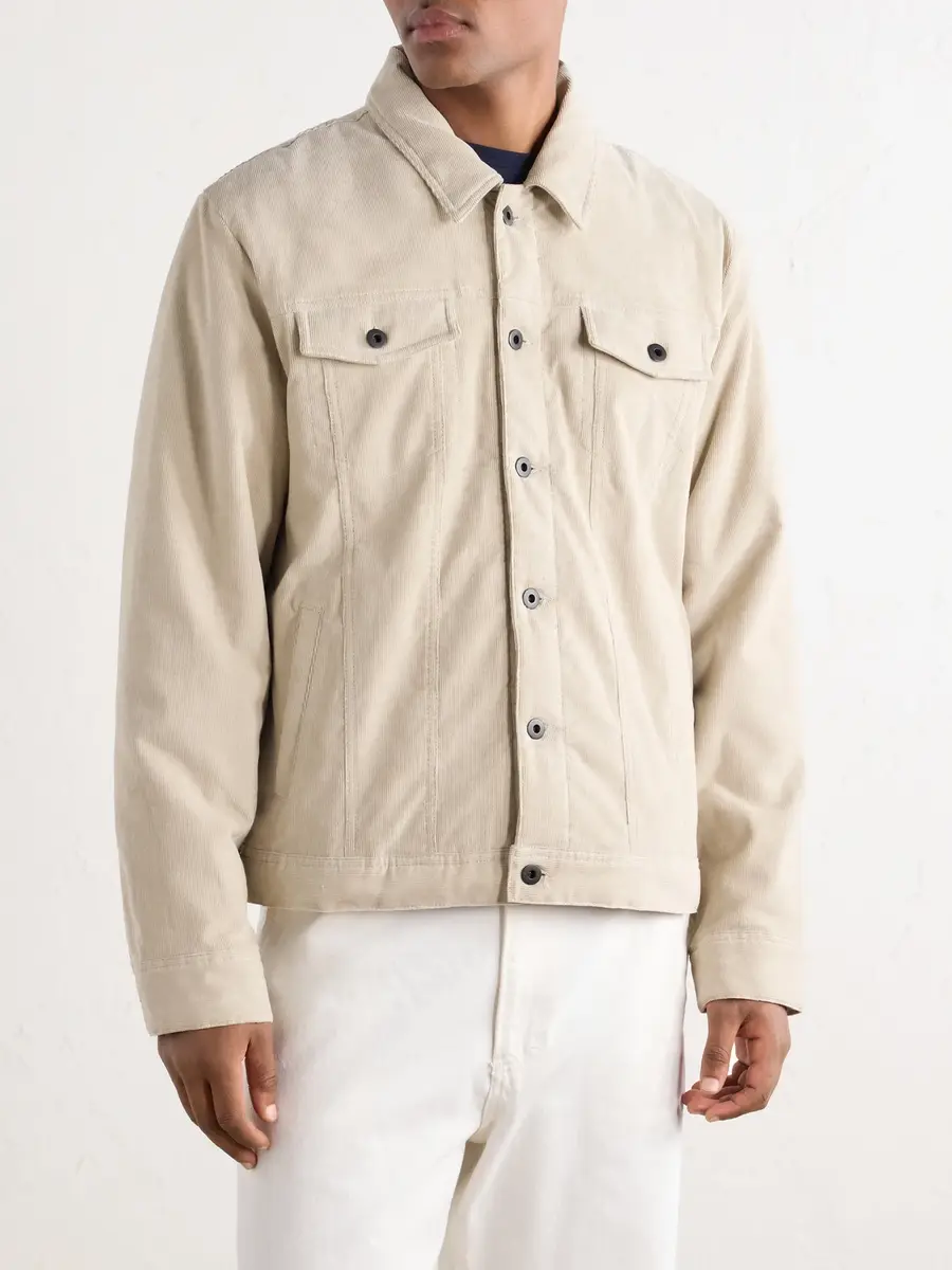 James Perse Stretch-Cotton Corduroy Blouson Jacket - Men | Thumbnail 3 James Perse Stretch-Cotton Corduroy Blouson Jacket - Men | Thumbnail 3