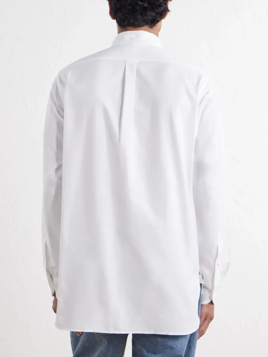 Drake's Button-Down Collar Cotton Oxford Shirt - Men | Thumbnail 4
