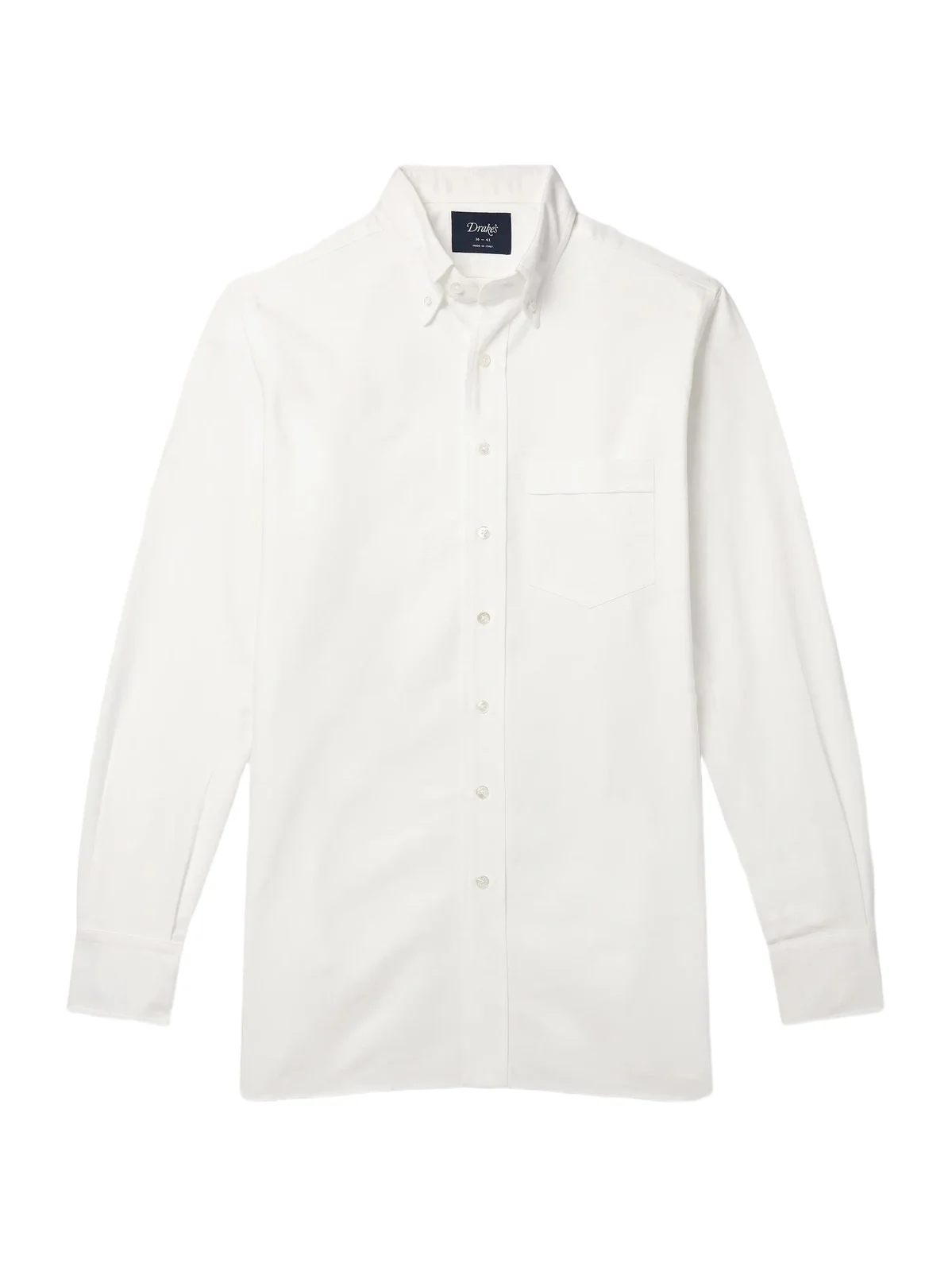 Drake's Button-Down Collar Cotton Oxford Shirt - Men