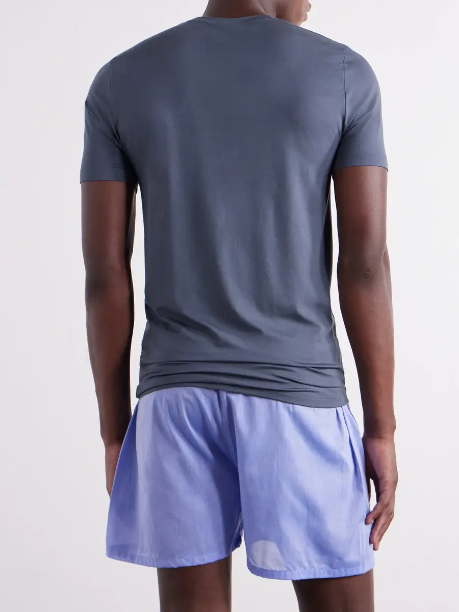 Zimmerli Pureness Stretch-Micro Modal T-Shirt - Men | Thumbnail 4 Zimmerli Pureness Stretch-Micro Modal T-Shirt - Men | Thumbnail 4