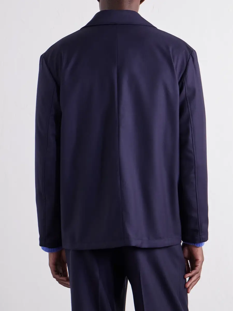 De Bonne Facture Double-Breasted Virgin Wool-Twill Jacket - Men | Thumbnail 4 De Bonne Facture Double-Breasted Virgin Wool-Twill Jacket - Men | Thumbnail 4