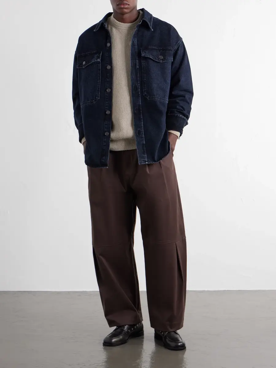 FrizmWORKS Ribbed Wool-Blend Sweater - Men | Thumbnail 2 FrizmWORKS Ribbed Wool-Blend Sweater - Men | Thumbnail 2
