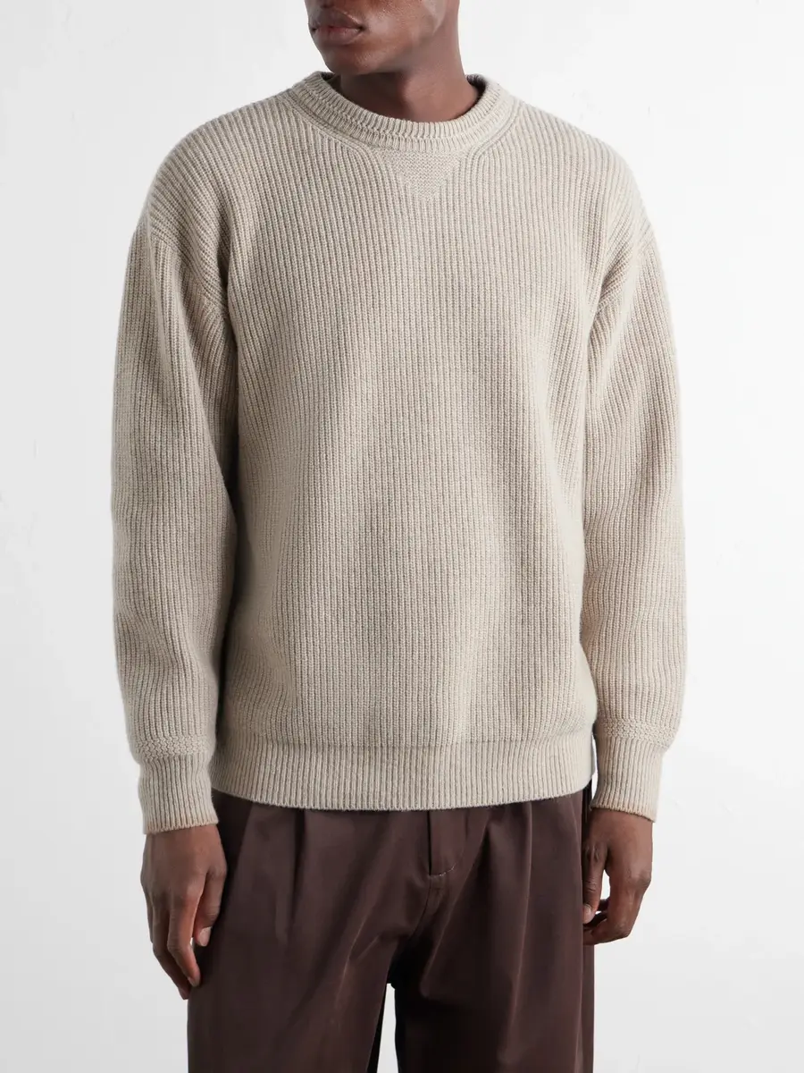 FrizmWORKS Ribbed Wool-Blend Sweater - Men | Thumbnail 3 FrizmWORKS Ribbed Wool-Blend Sweater - Men | Thumbnail 3