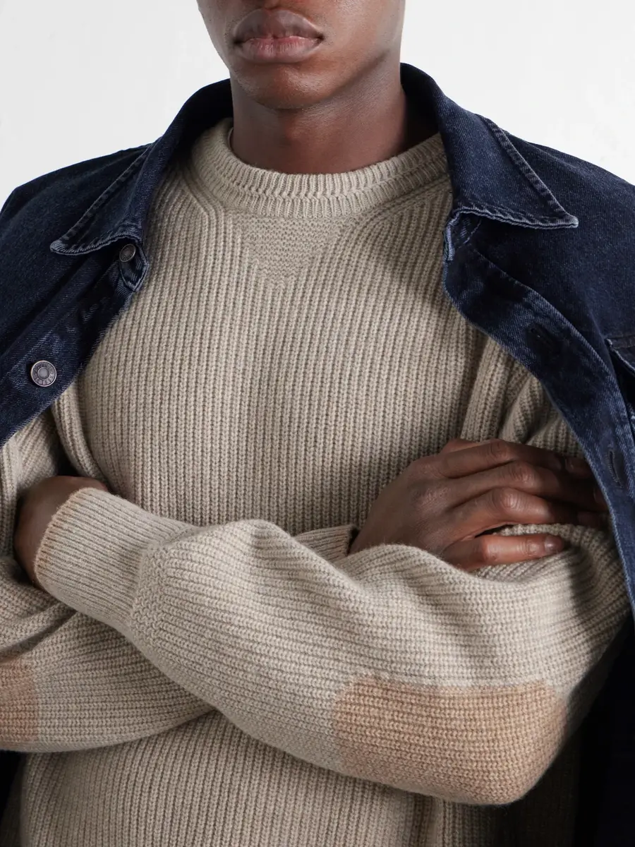 FrizmWORKS Ribbed Wool-Blend Sweater - Men | Thumbnail 5 FrizmWORKS Ribbed Wool-Blend Sweater - Men | Thumbnail 5