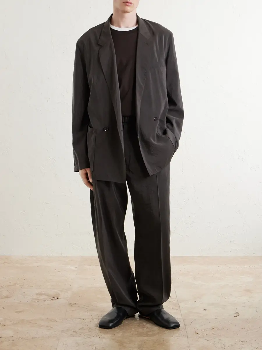 Lemaire Silk-Blend Suit Jacket - Men | Thumbnail 2 Lemaire Silk-Blend Suit Jacket - Men | Thumbnail 2