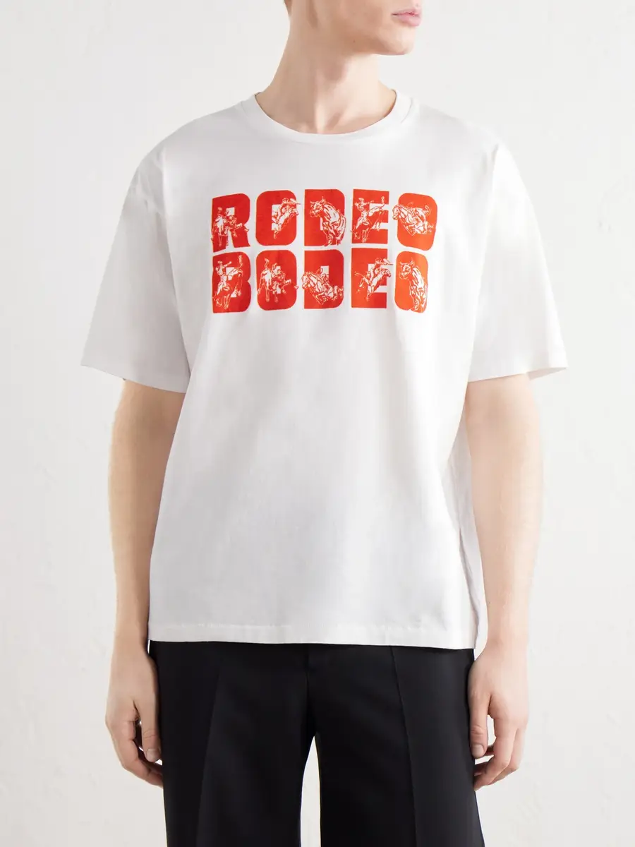 BODE Rodeo Bodeo Printed Cotton-Jersey T-Shirt - Men | Thumbnail 3 BODE Rodeo Bodeo Printed Cotton-Jersey T-Shirt - Men | Thumbnail 3