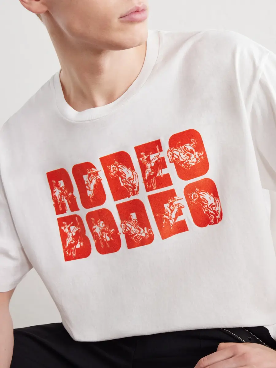 BODE Rodeo Bodeo Printed Cotton-Jersey T-Shirt - Men | Thumbnail 5 BODE Rodeo Bodeo Printed Cotton-Jersey T-Shirt - Men | Thumbnail 5