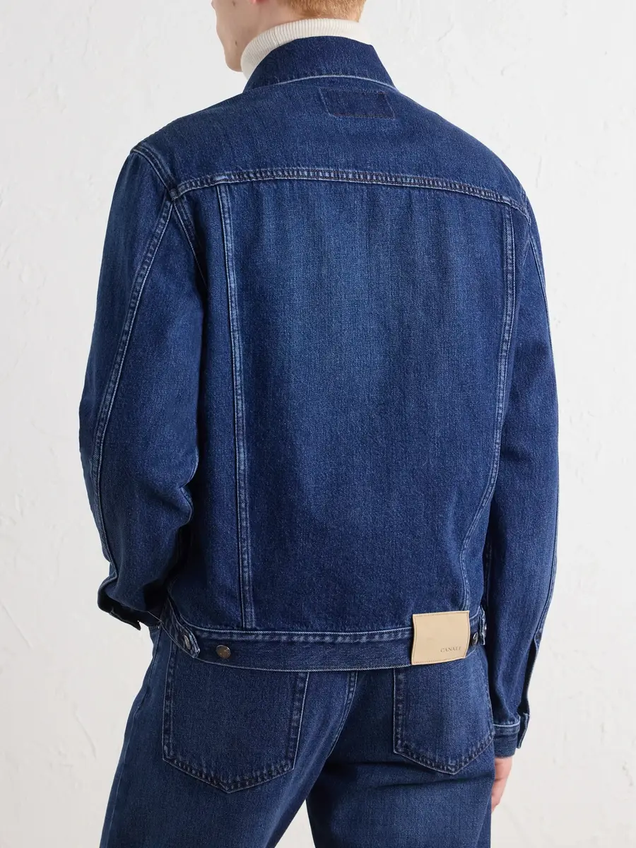 Canali Denim Jacket - Men | Thumbnail 4 Canali Denim Jacket - Men | Thumbnail 4