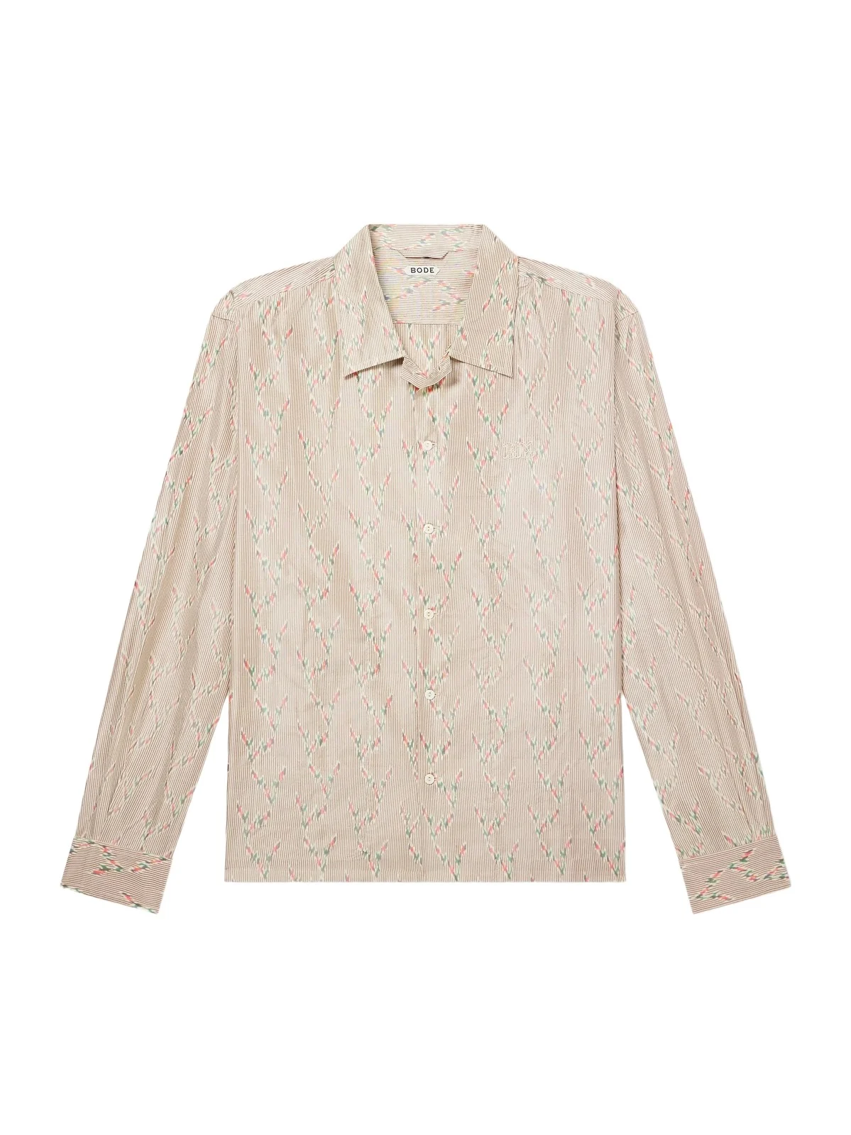 Sagebrush Printed Silk-Satin Shirt - Men