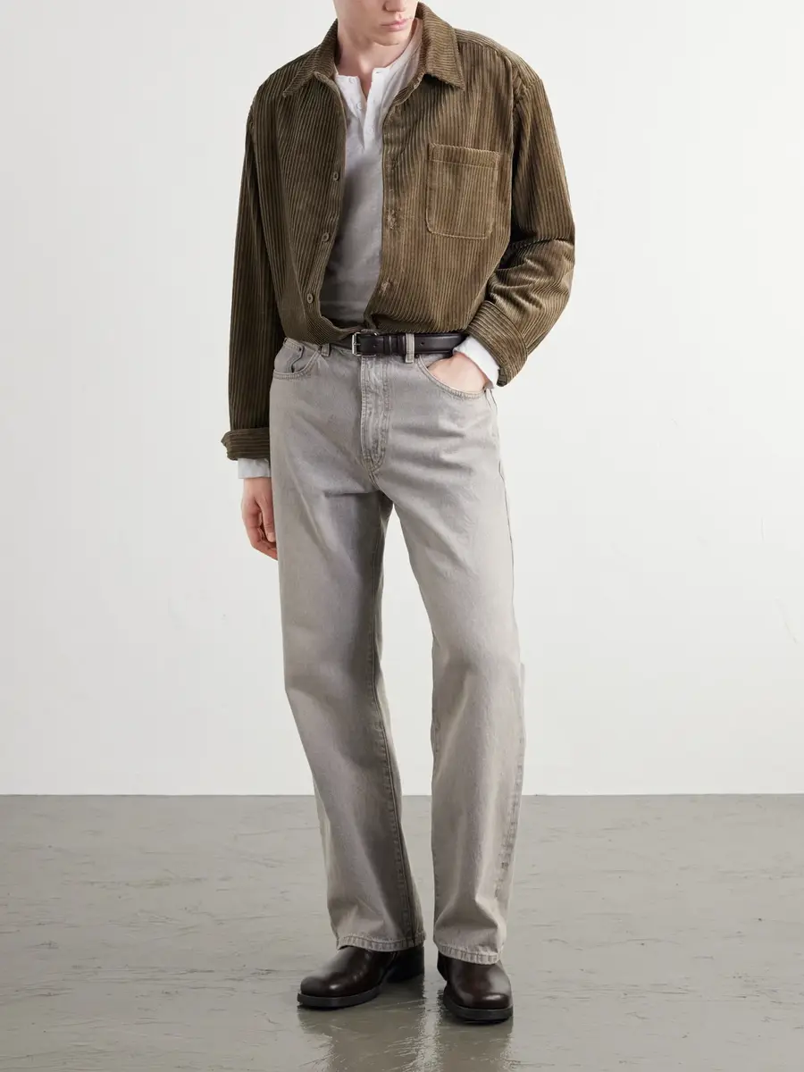 A.P.C. Mateo Logo-Embroidered Cotton-Corduroy Shirt - Men | Thumbnail 2 A.P.C. Mateo Logo-Embroidered Cotton-Corduroy Shirt - Men | Thumbnail 2