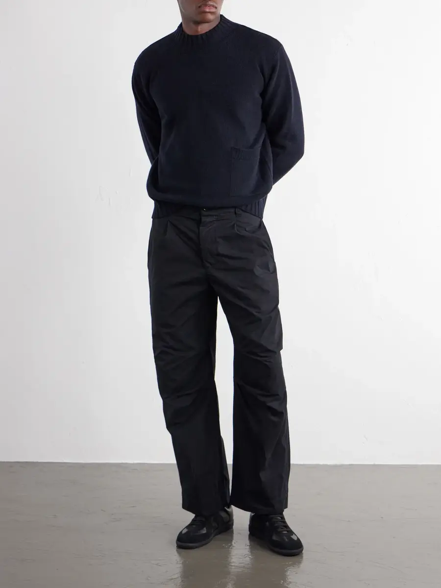 Margaret Howell MHL. Wide-Leg Pleated Cotton-Poplin Trousers - Men | Thumbnail 2