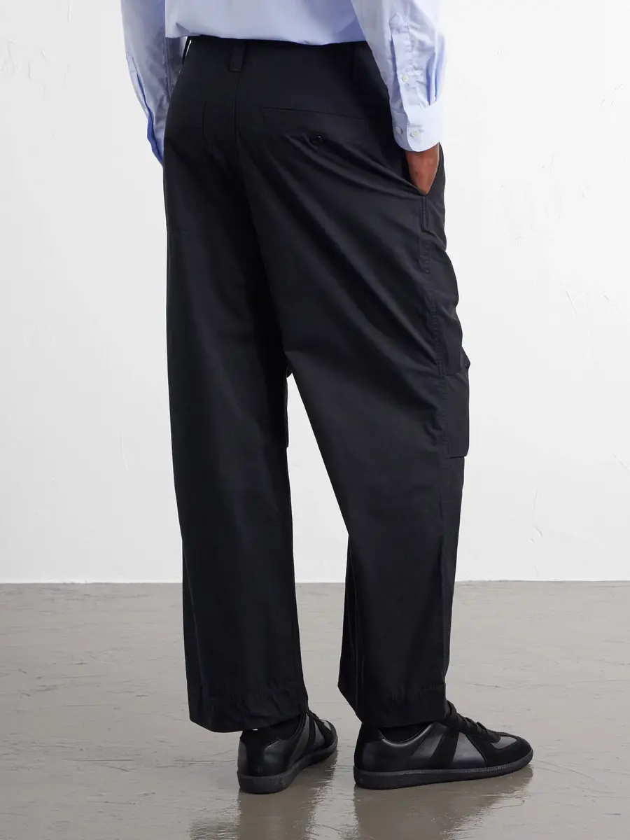 Margaret Howell MHL. Wide-Leg Pleated Cotton-Poplin Trousers - Men | Thumbnail 4