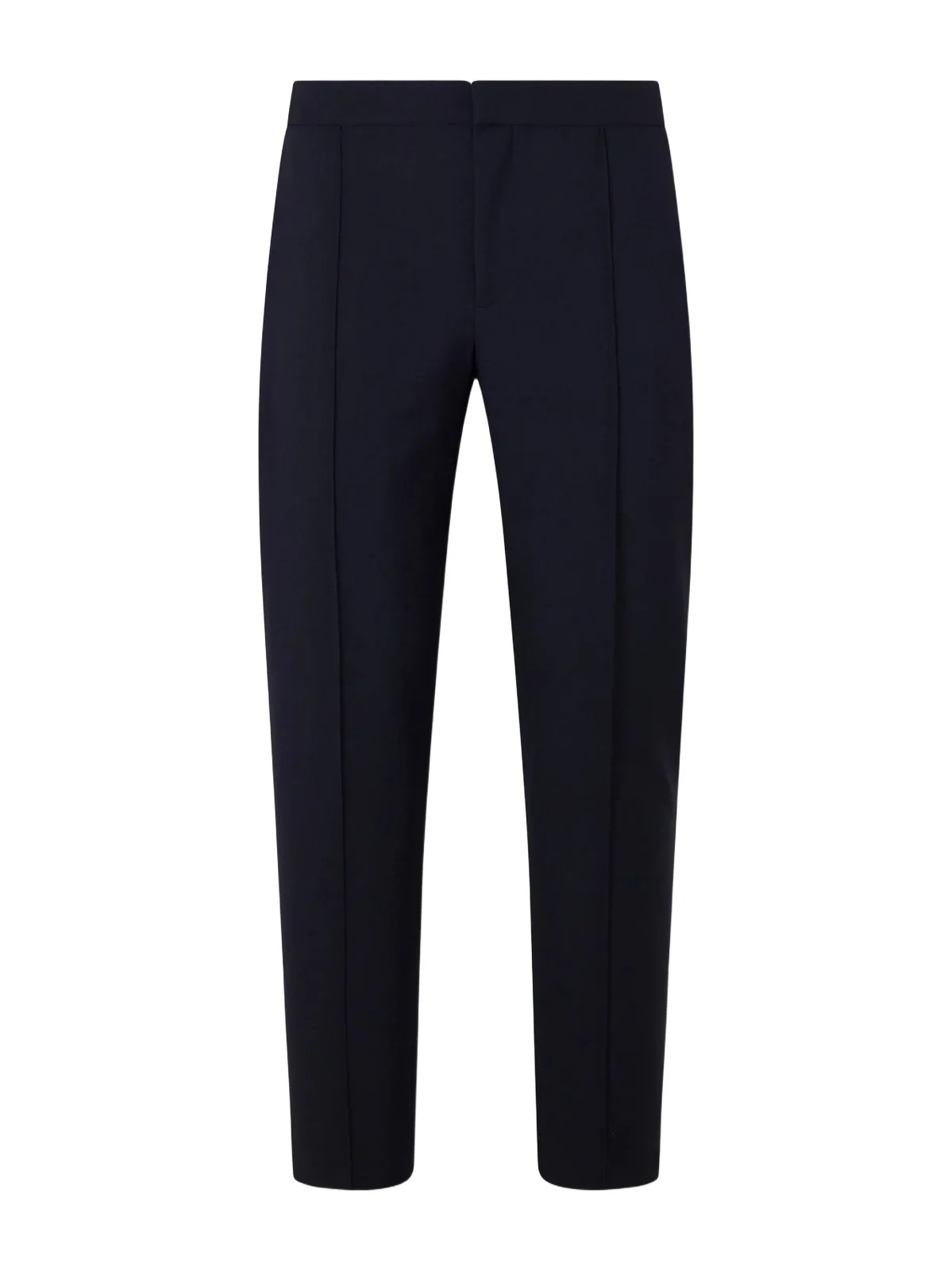 Zegna Tapered Pleated Wool-Canvas Trousers - Men