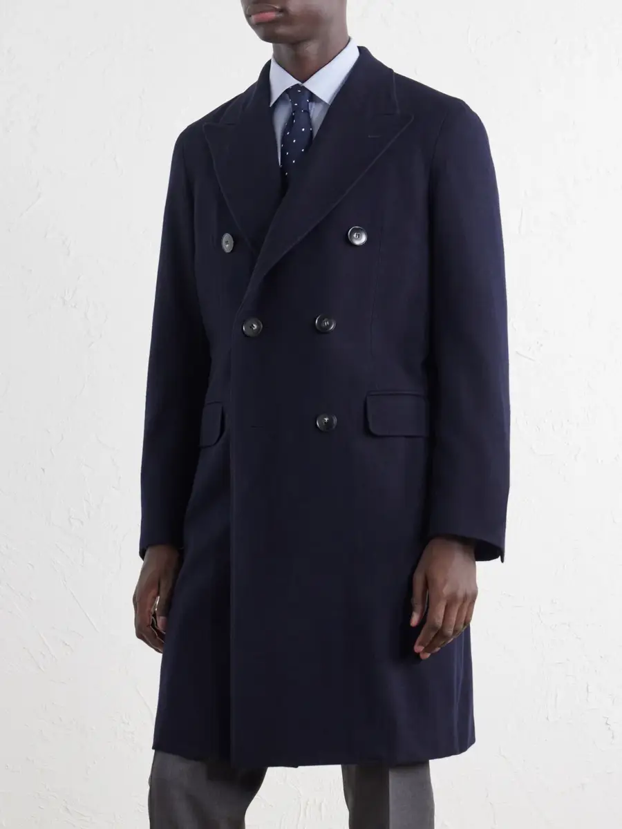 Canali Double-Breasted Wool Coat - Men | Thumbnail 3 Canali Double-Breasted Wool Coat - Men | Thumbnail 3