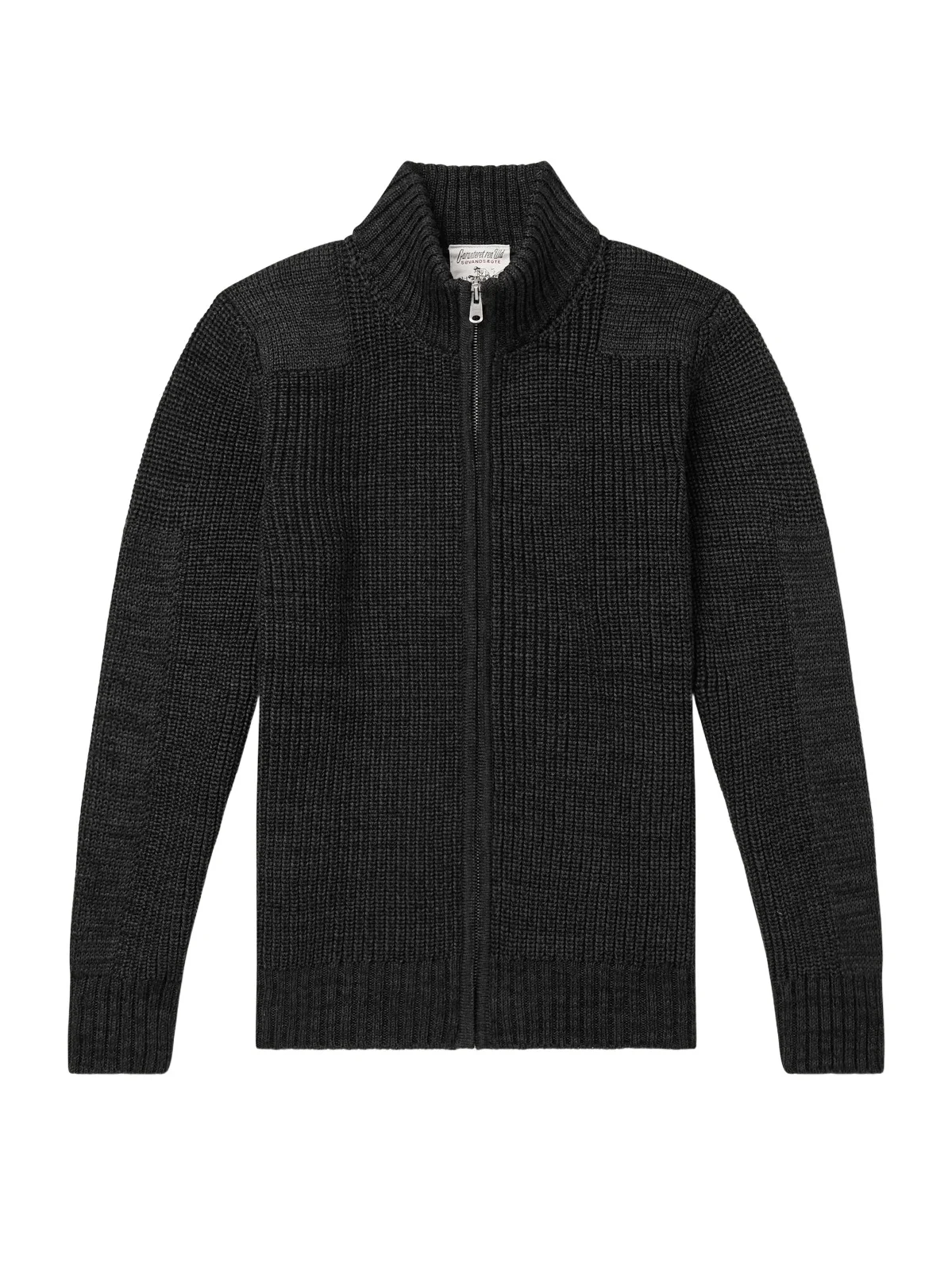 S.N.S. Herning Robust Merino Wool Zip-Up Sweater - Men