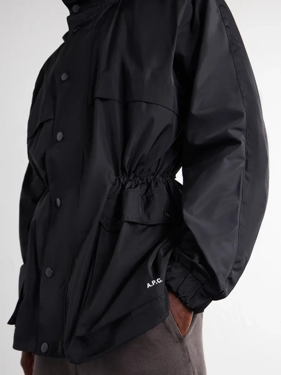 A.P.C. Valery Logo-Printed Shell Jacket - Men | Thumbnail 6 A.P.C. Valery Logo-Printed Shell Jacket - Men | Thumbnail 6
