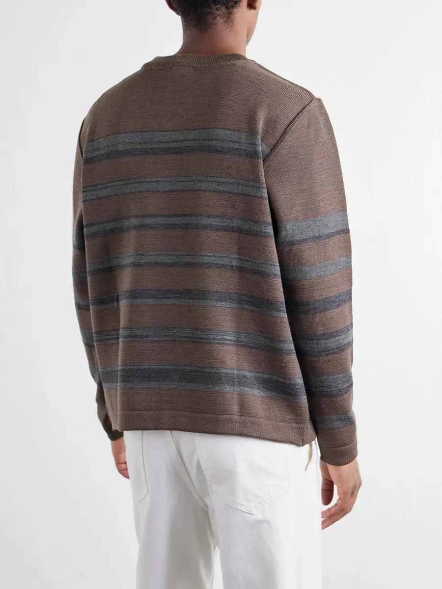 S.N.S. Herning Given Striped Wool Sweater - Men | Thumbnail 4 S.N.S. Herning Given Striped Wool Sweater - Men | Thumbnail 4