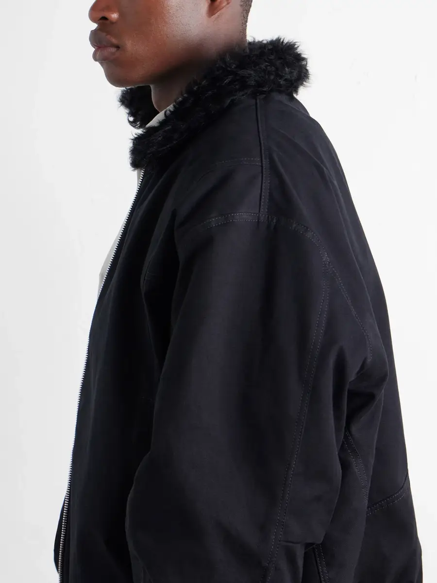 ADON Reversible Shearling and Cotton Jacket - Men | Thumbnail 6