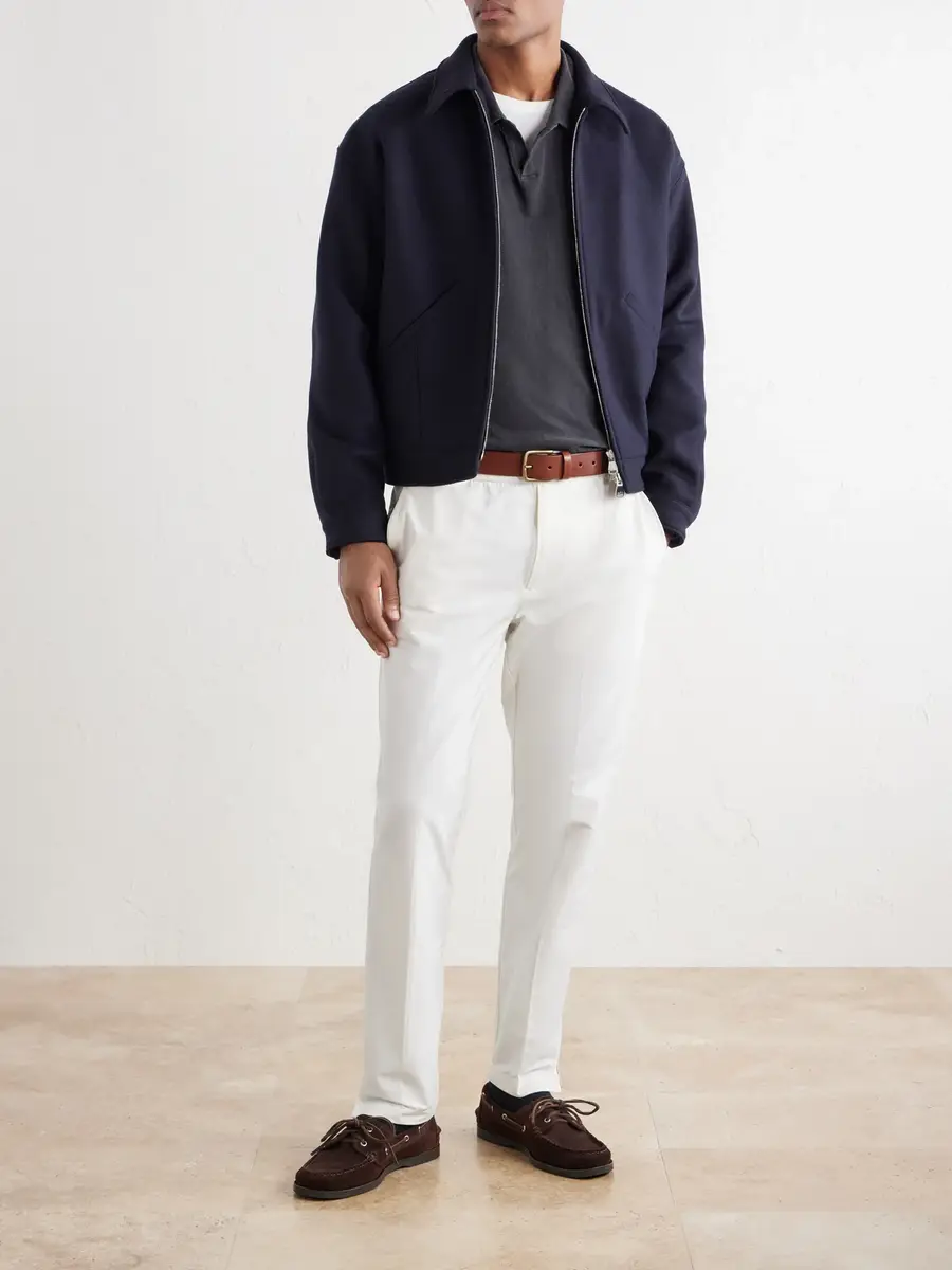 James Perse Cotton-Twill Polo Shirt - Men | Thumbnail 2 James Perse Cotton-Twill Polo Shirt - Men | Thumbnail 2