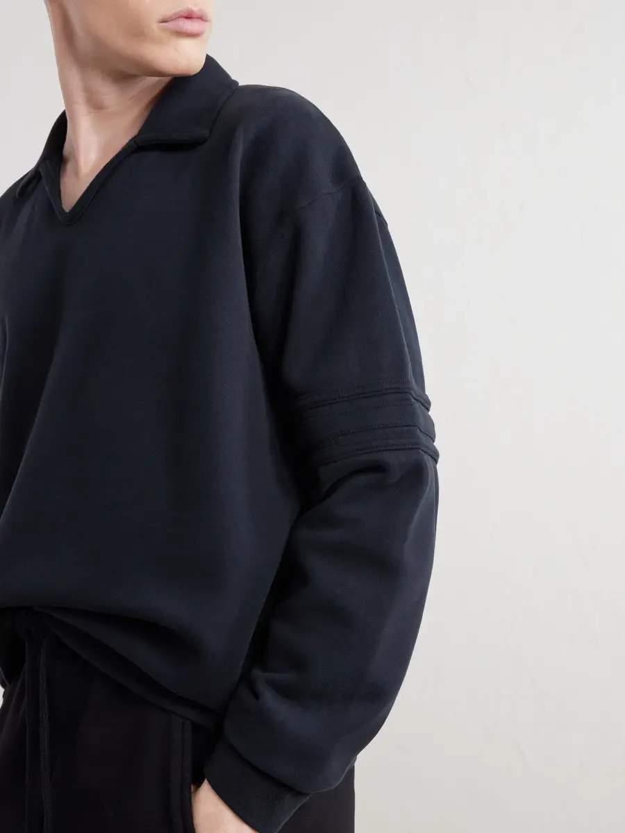 BODE Crew Polo Cotton-Jersey Sweatshirt - Men | Thumbnail 5 BODE Crew Polo Cotton-Jersey Sweatshirt - Men | Thumbnail 5