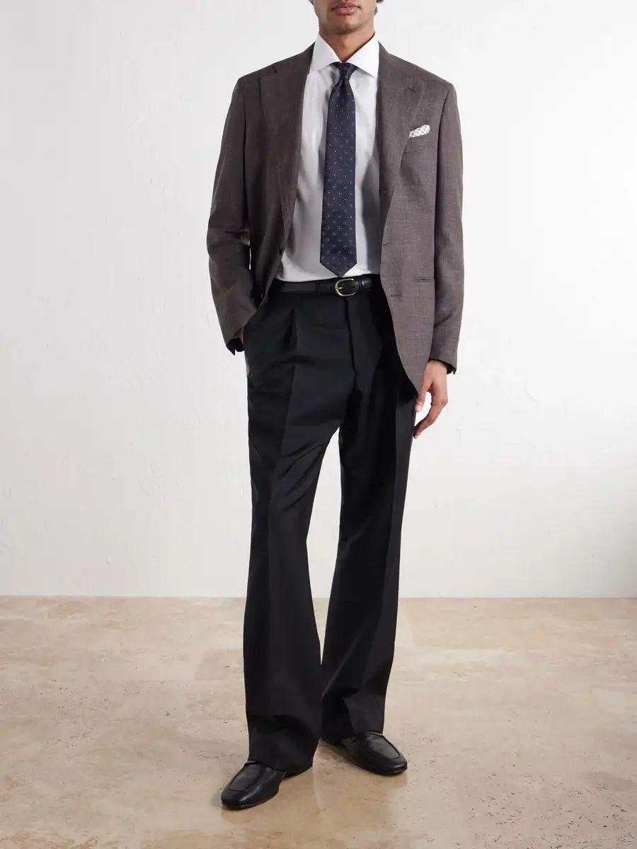 Canali Impeccabile Cutaway-Collar Cotton-Poplin Shirt - Men | Thumbnail 2