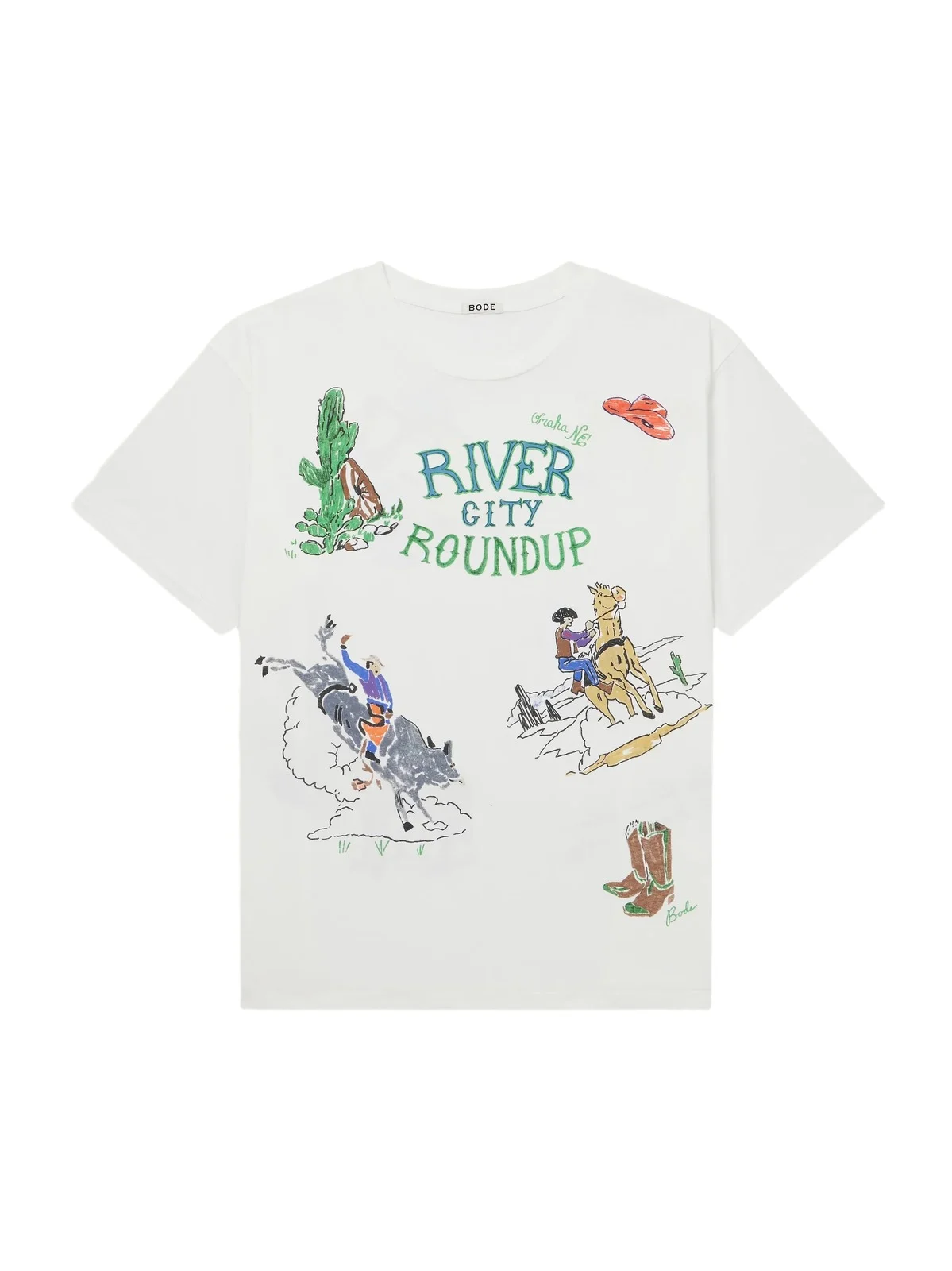 BODE River City Printed Cotton-Jersey T-Shirt - Men