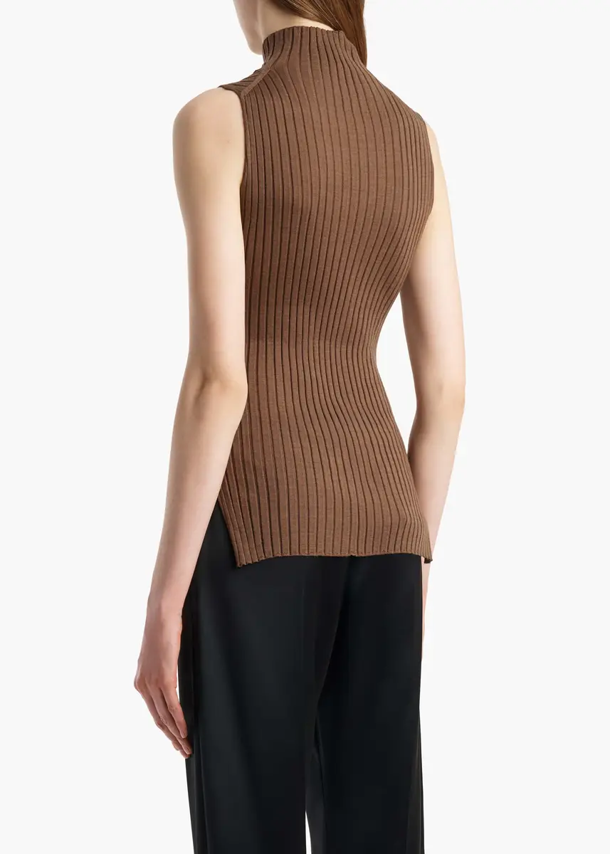 Khaite Karla Top In Chestnut | Thumbnail 4 Khaite Karla Top In Chestnut | Thumbnail 4