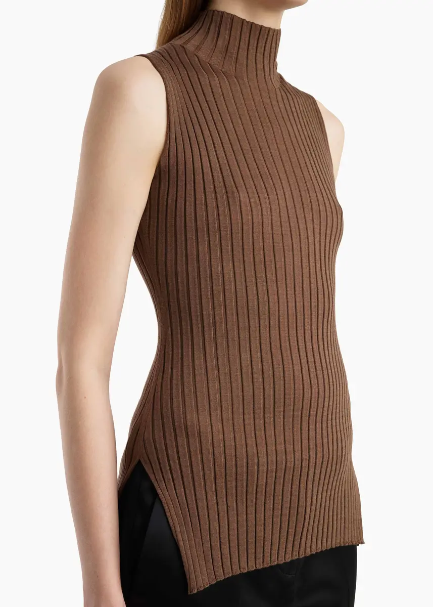Khaite Karla Top In Chestnut | Thumbnail 5 Khaite Karla Top In Chestnut | Thumbnail 5