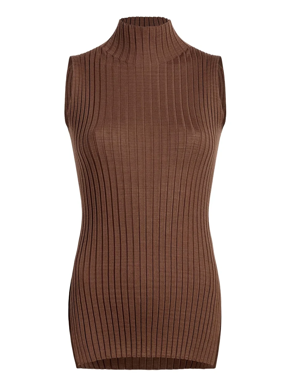 Khaite Karla Top In Chestnut