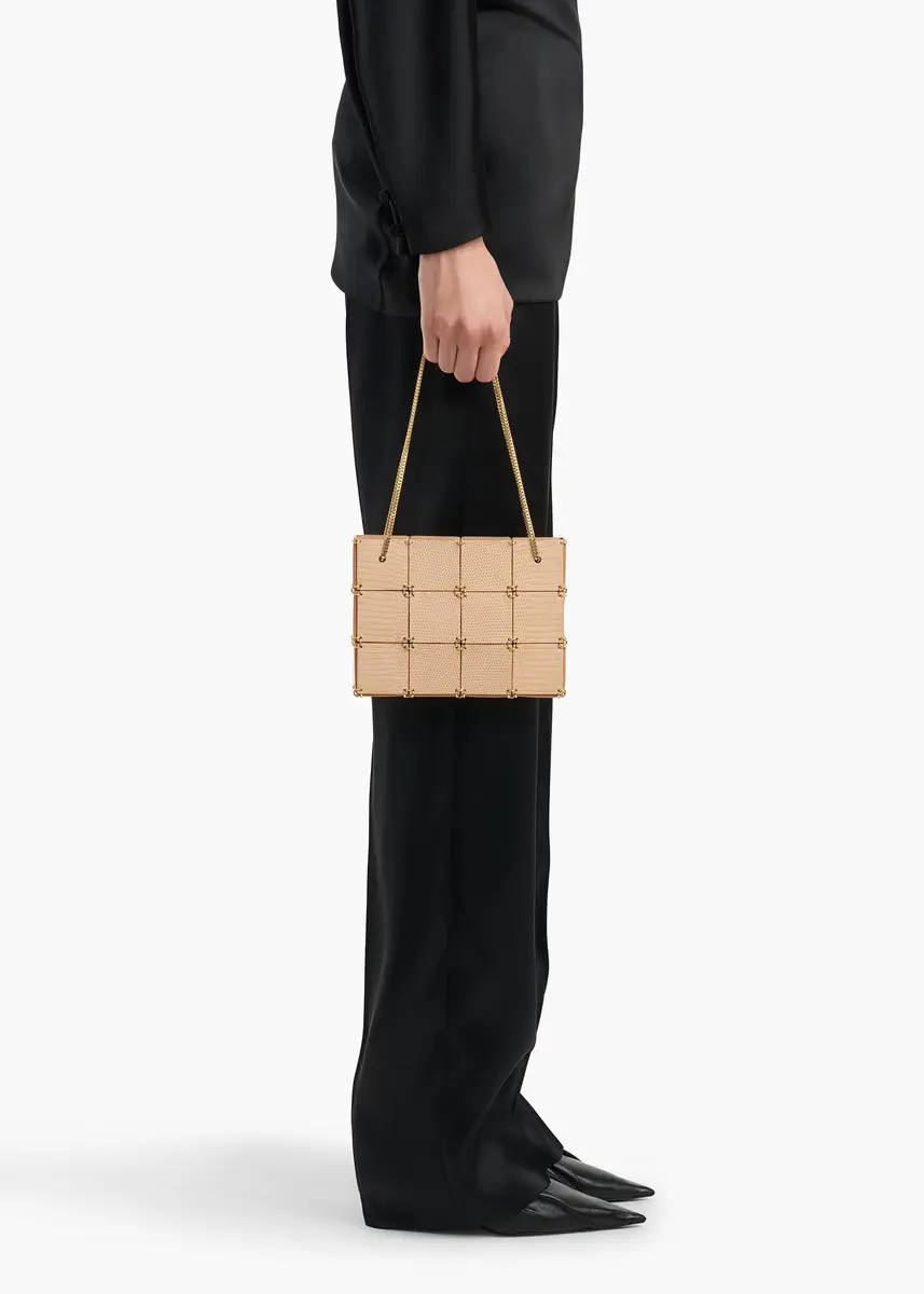 Khaite Mini Emma Bag In Desert Sand Lizard | Thumbnail 5 Khaite Mini Emma Bag In Desert Sand Lizard | Thumbnail 5