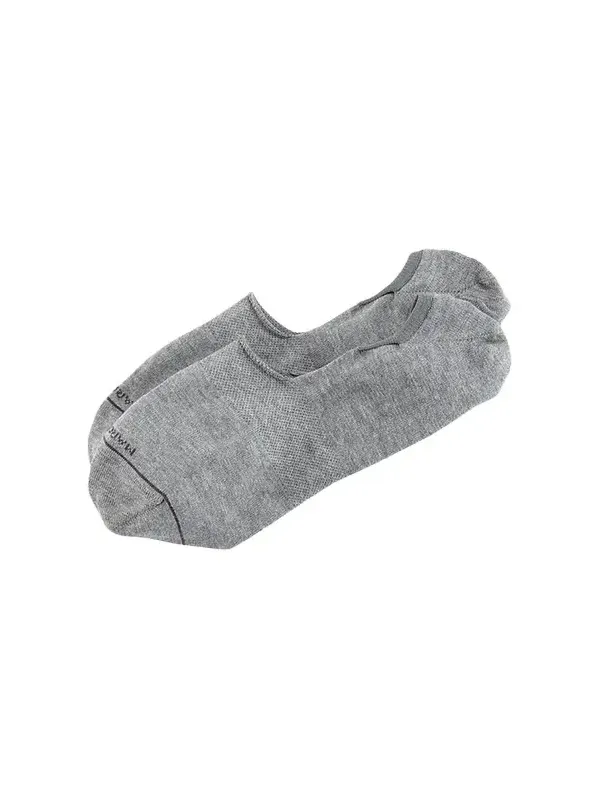 Marcoliani Invisible Touch Solid No-Show Socks