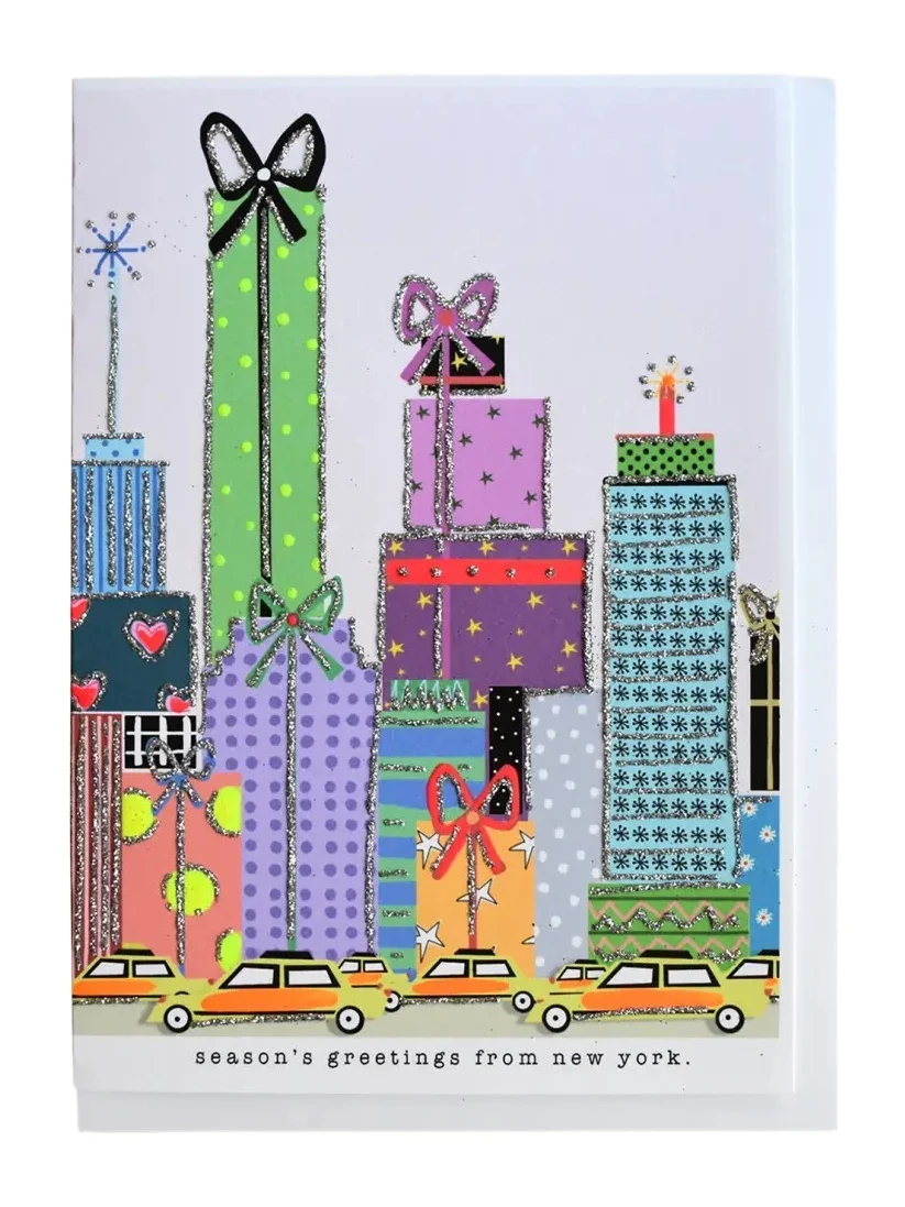 Verrier Season's Greetings From New York Greeting Card