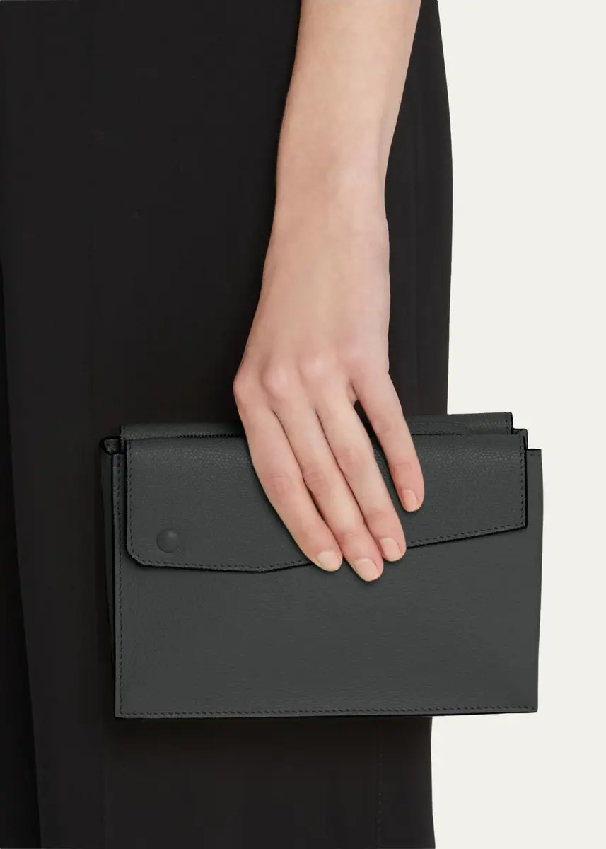 Valextra Trio Pouch Calfskin Crossbody Bag | Thumbnail 2 Valextra Trio Pouch Calfskin Crossbody Bag | Thumbnail 2