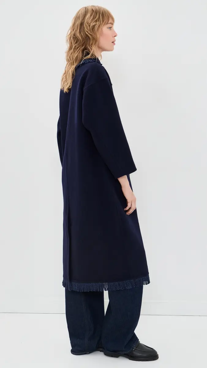 The Tiny Big Sister Frills Long Coat | Thumbnail 5 The Tiny Big Sister Frills Long Coat | Thumbnail 5