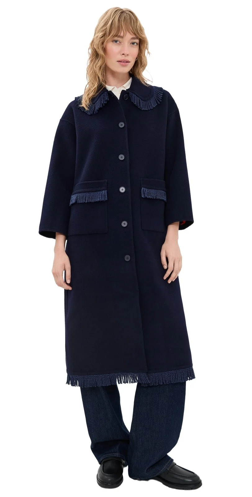 Frills Long Coat Frills Long Coat