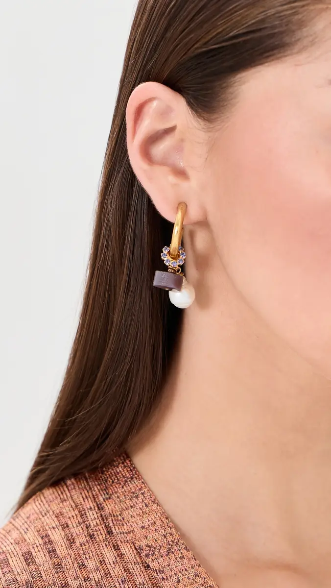 Elizabeth Cole Tessie Earrings | Thumbnail 3 Elizabeth Cole Tessie Earrings | Thumbnail 3