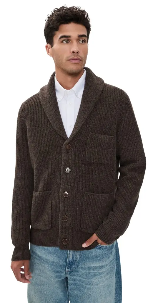 Alex Mill Shawl Collar Cashmere Cardigan